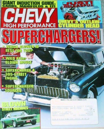 CHEVY HIGH PERFORMANCE 1996 MAR - BLOWERS, SB2